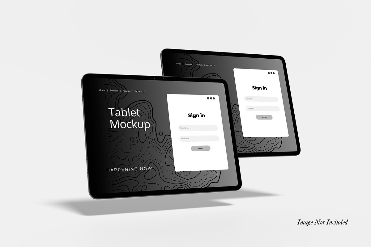 Ipad Pro Mockup Set V2, an iPad Mockup by DSNA Mockup (Photo 4 of 6)