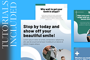 DENTAL SOCIAL MEDIA TEMPLATE, a Social Media Template by Local Marketing Templates (Thumbnail 3 of 9)