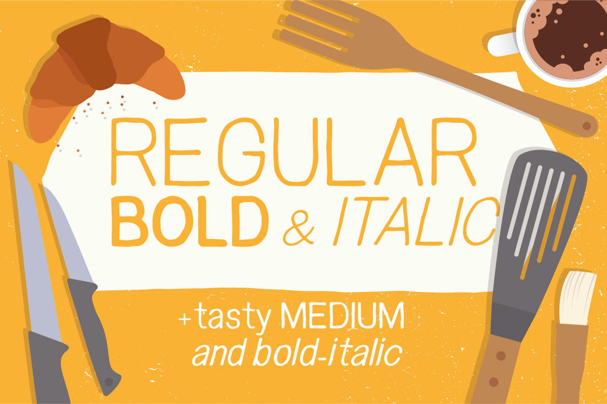 Snacker - sans serif font preview 2