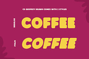 CS Geofrey Drawn, a Sans Serif Font by Craft Supply Co. (Thumbnail 3 of 8)