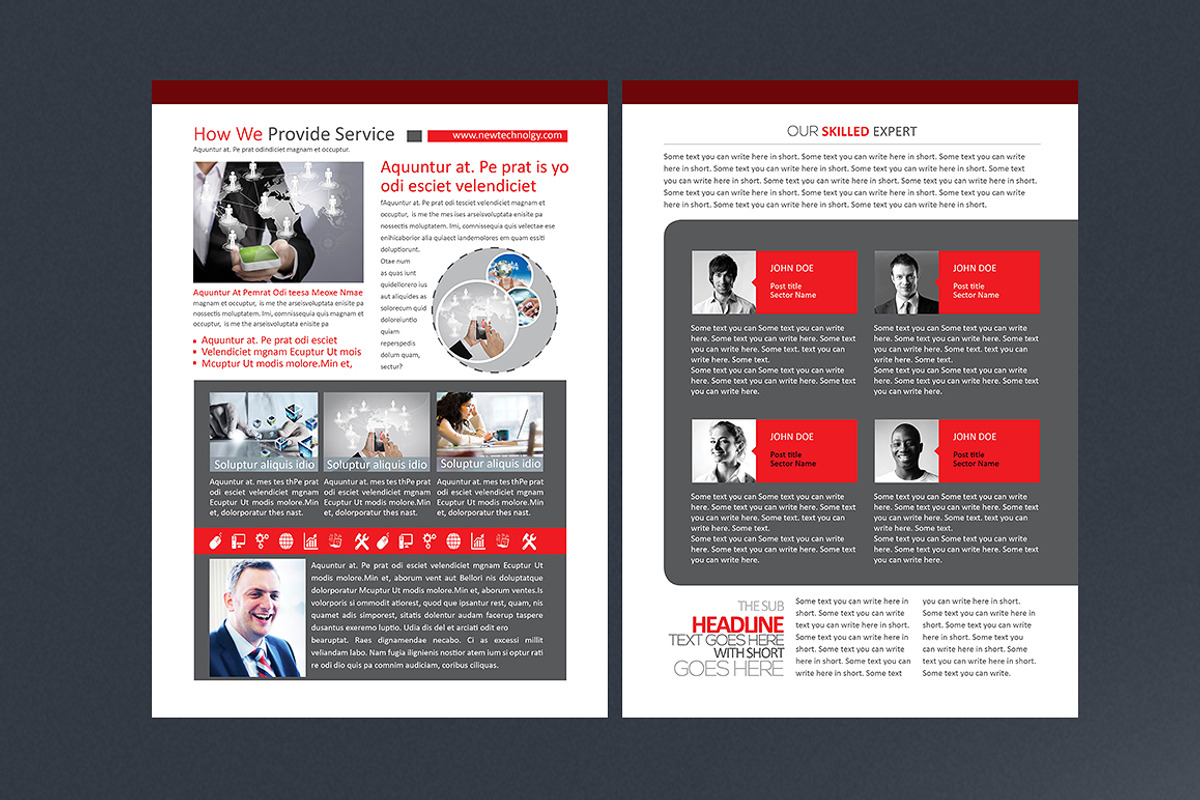 Technology Brochure Catalog, a Brochure Template by artico (Photo 5 of 7)