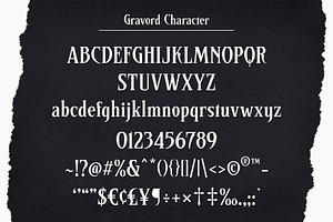 Gravord - Mysterious Serif