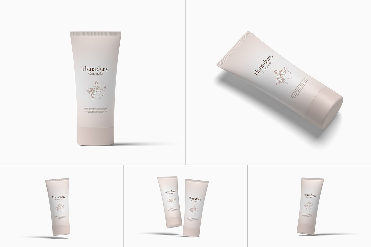 Cosmetic Tube Mockup, a Packaging Mockup by suciamairastd (Photo 1 of 6)