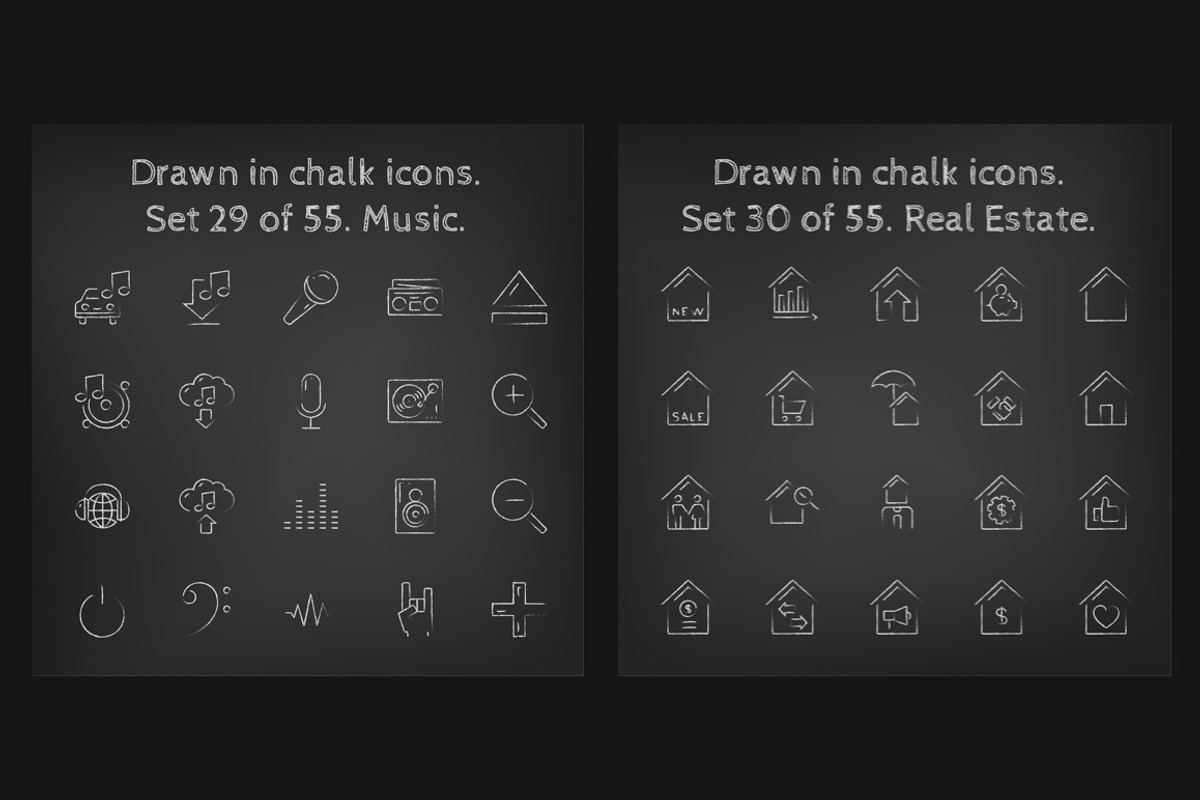 1100 Chalkboard vector icons pack, an Outline Icon by Visual Generation (Photo 18 of 31)