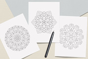 Sacred Geometry Mandala Coloring Boo, a Graphic by MISTstudioDesign (Thumbnail 7 of 8)