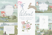 Cottagecore PNG Frames Illustrations, a Decorative Illustration by whiteheartdesign (Thumbnail 19 of 19)