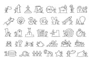 Cartoon business icons set, an Icon by Sapunkele (Thumbnail 2 of 2)