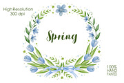 Watercolor Spring Collection., an Animal Illustration by Kira Konoshenko (Thumbnail 18 of 21)