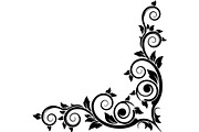 Elegant Vintage Floral Corner Frame, a Decorative Illustration by Designer_Momina (Thumbnail 16 of 21)