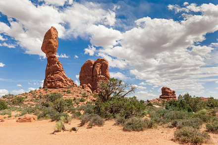Balanced Rock Arches National Park, a Nature Photo by Andriana Syvanych