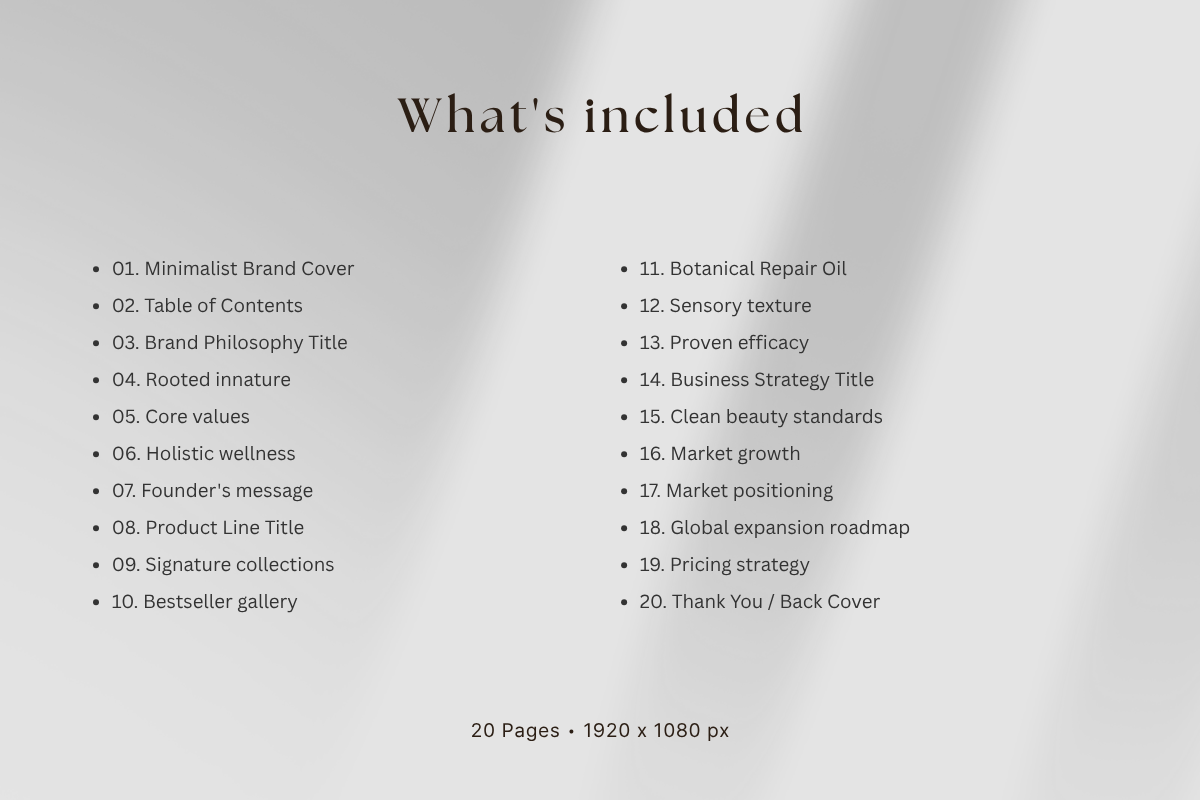 Neutral Skin Care Clinic Pitch Deck, a Presentation Template by batang (Photo 3 of 4)