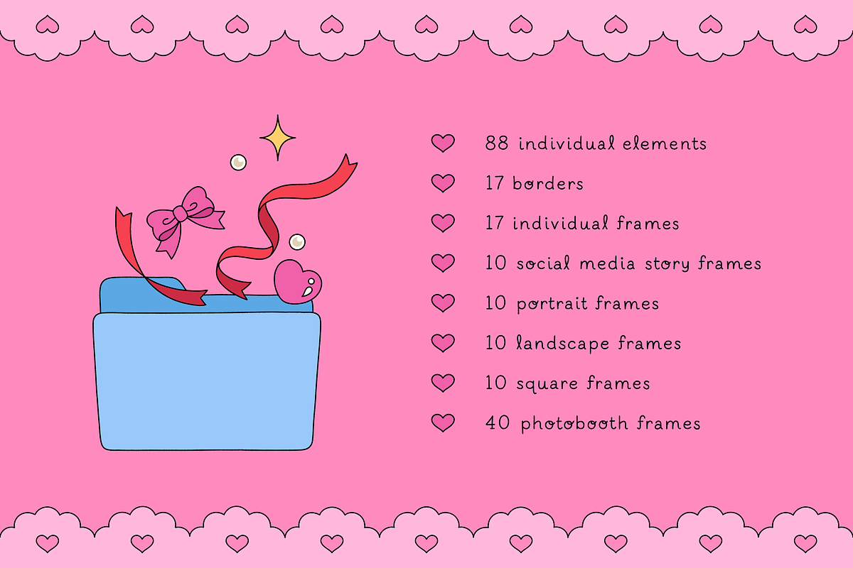 Girly Grrrl - Hand Drawn Clipart, a Decorative Illustration by cocomomo (Photo 2 of 16)