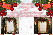 Victorian Christmas Frame Mockup, a Mockup by StormDigitalArt (Thumbnail 2 of 2)