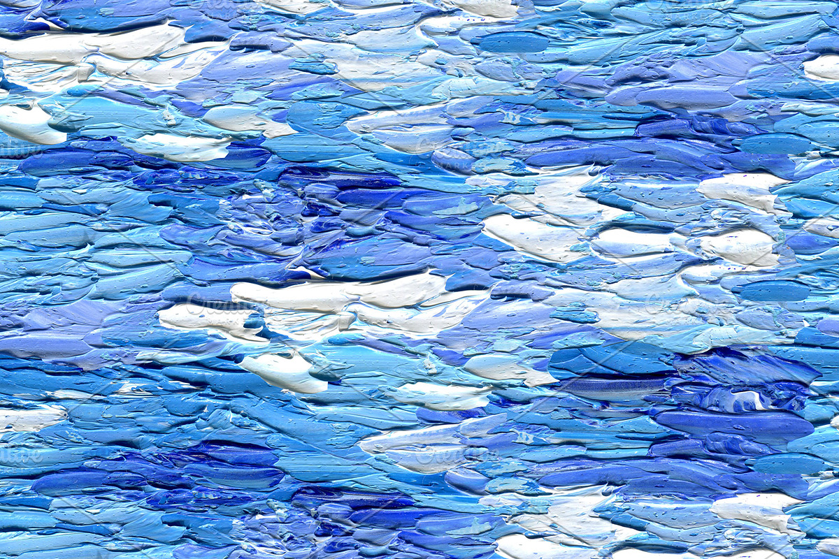 Oil painting seamless patterns., a Pattern Graphic by TaPilipa (Photo 5 of 15)