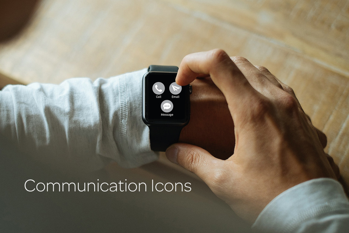 Circle Icons: Communication preview 3