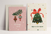Christmas Folk Art graphic set, a Seasonal Illustration by Madiwaso (Thumbnail 3 of 13)