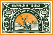manufacture font collection, a Font by Tegh co. (Thumbnail 5 of 13)