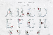 Winter Watercolors&Alphabets, a Decorative Illustration by Eva Katerina (Thumbnail 13 of 23)