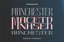 MANCHESTER | Display Typeface