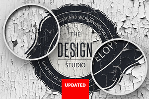 15 Vintage Overlay Textures Mock-up