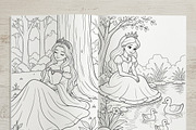 Magical Princess Coloring Book Vol44, a Person Illustration by ikarifq shop (Thumbnail 5 of 7)