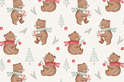 Christmas bear, a Pattern Graphic by Olena Kuznietsova (Thumbnail 10 of 10)