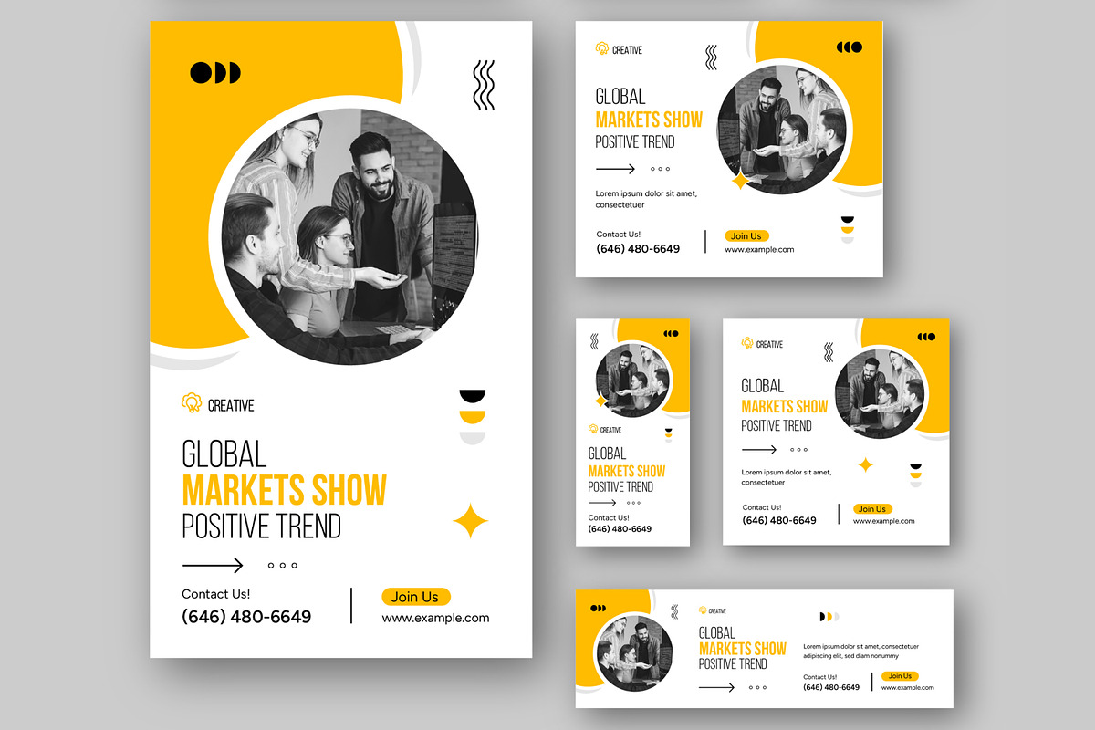 Business Web Banner Template, an UI Kit Template by CreativeShaper (Photo 4 of 4)