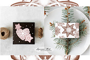 Christmas Gingerbread Clip Art, a Seasonal Illustration by Leonaa art (Thumbnail 7 of 9)