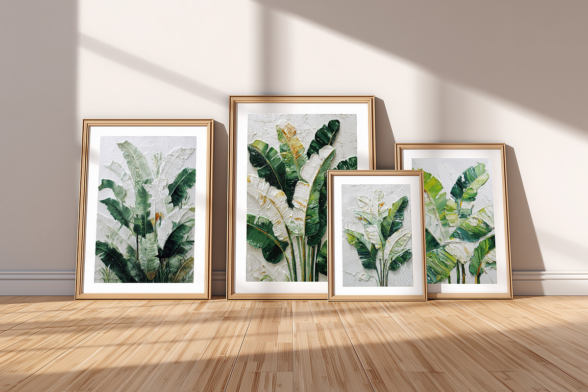 Tropical Leaves Illustration, a Decorative Illustration by Housui Patterns (Photo 6 of 12)