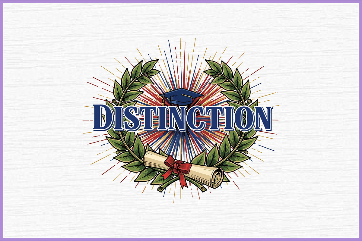 8 Graduate Celebration Logo SVG Bun, an Education Illustration by Artivon (Photo 6 of 9)