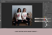 FEMALE T-SHIRT MOCKUP BUNDLE, a Shirt Mockup by TrendkeyMockups (Thumbnail 5 of 6)
