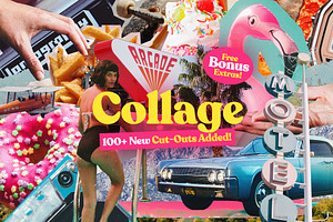 290 Vintage Collage Cut-Outs Bundle