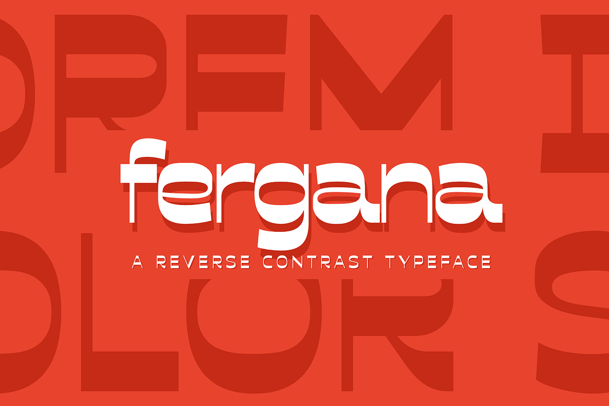Fergana, a Sans Serif Font by Muhammad Hastian (Photo 1 of 7)