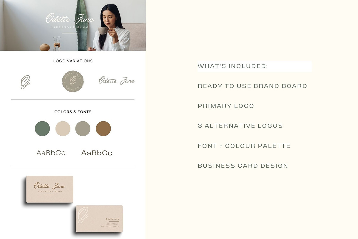Modern Brand Kit For Canva, a Branding & Logo Template by Forth and Wild (Photo 2 of 10)