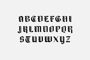 Black Rockie Blackletter Font