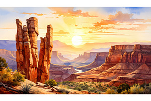 Majestic red rock formations at, a Nature Photo by Igor Tichonow