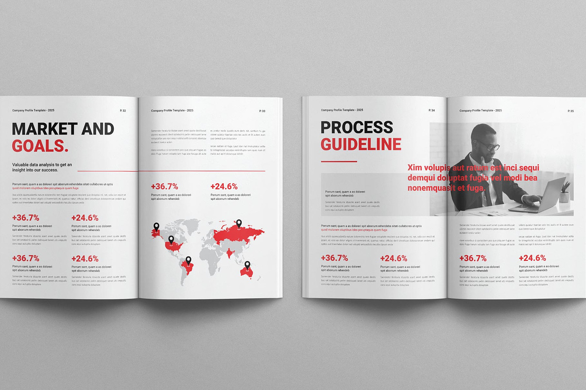 Company Profile Brochure Template, a Brochure Template by E-Type (Photo 12 of 13)