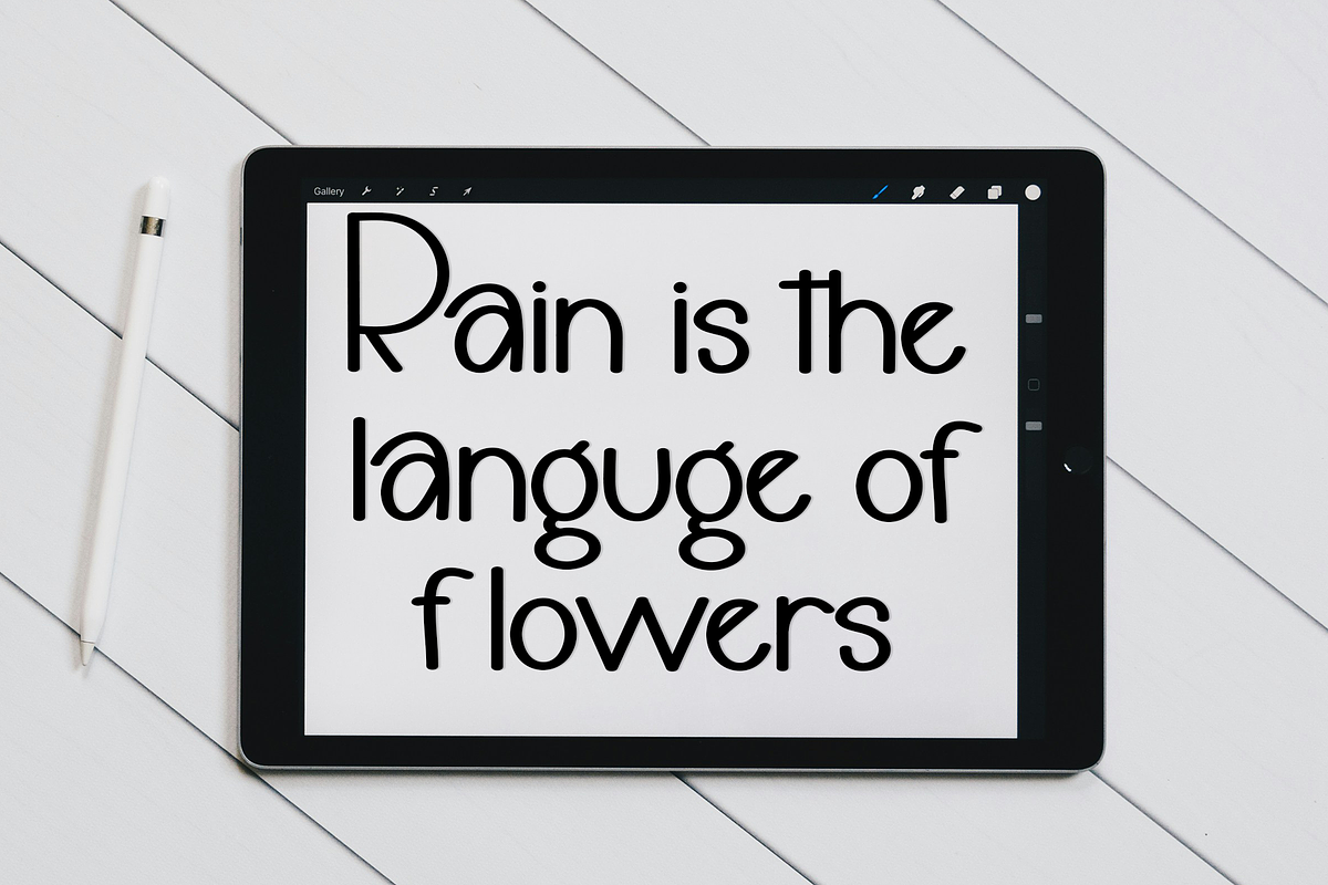 FEELING LOVELY, a Sans Serif Font by FreshTypeINK (Photo 4 of 7)