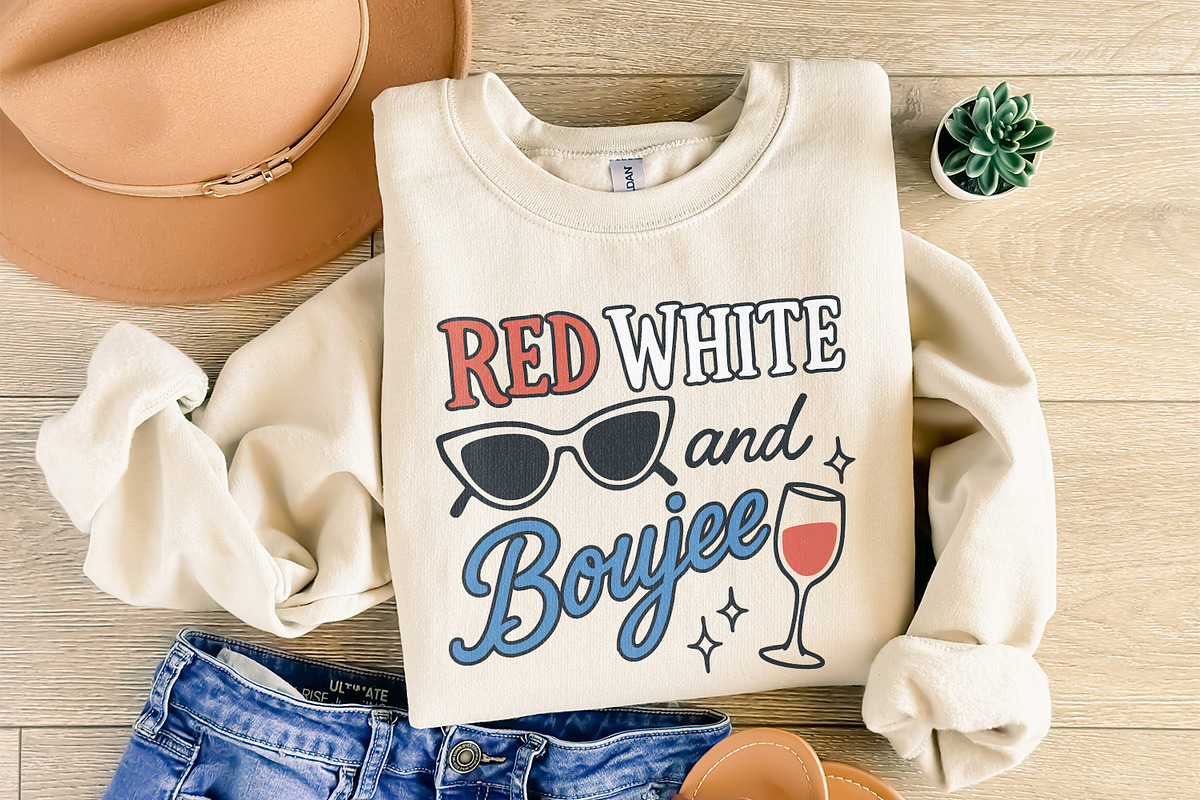 Red White and Baujee PNG, Fourth of, an Illustration by SharpMarketplace (Photo 8 of 9)