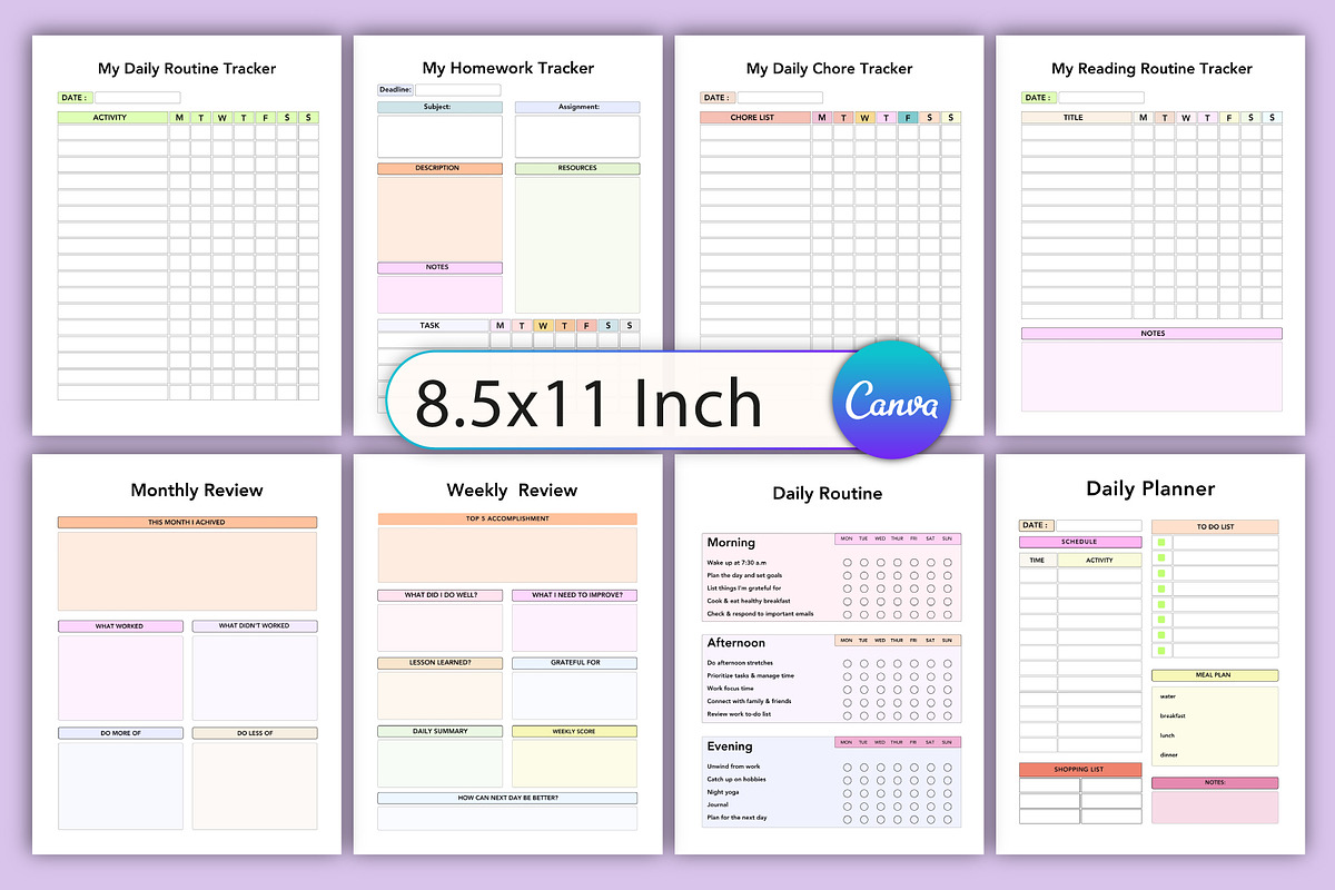 2026 The Teacher Planner, a Stationery Template by Designmela01 (Photo 5 of 6)