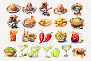 Cinco de Mayo Clipart, a Seasonal Illustration by PaintPixelCo (Thumbnail 5 of 12)