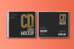 CD Label & Case Mockups