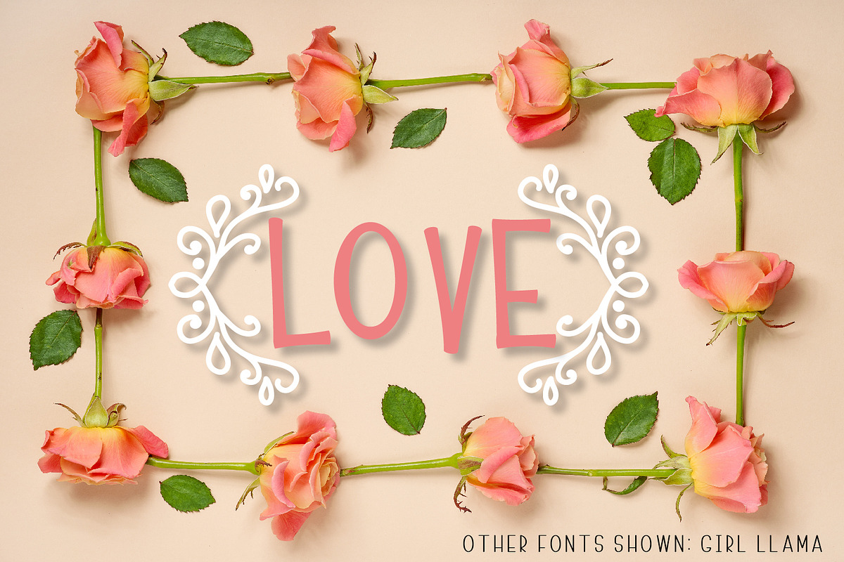 Ornament Font - Hand Drawn Swooshes preview 8
