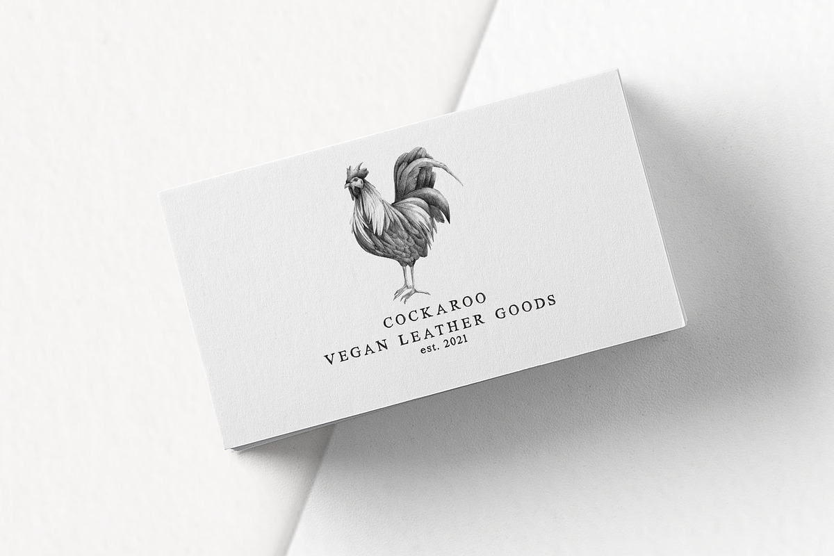 Hand drawn Rooster Illustration, an Animal Illustration by Greek fonts by nantia.co (Photo 4 of 5)