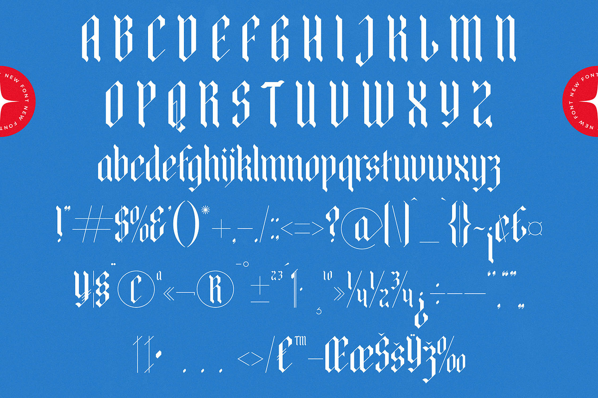 Bold Riot Modern Blackletter, a Blackletter Font by timelesstype.co (Photo 18 of 20)