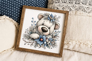 Christmas Bears Clipart Bundle, an Illustration by Libby Wishes (Thumbnail 3 of 7)