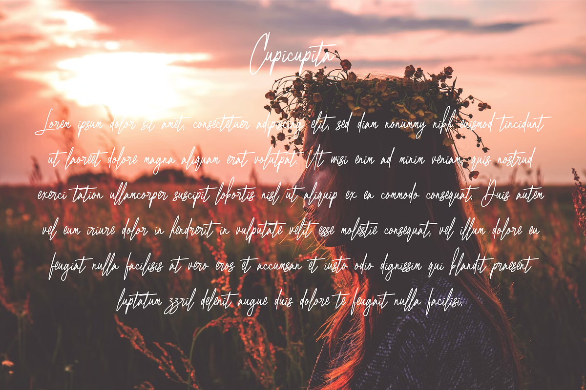 Cupicupita - Signature Font, a Handwritten Font by Badsign Type (Photo 5 of 9)