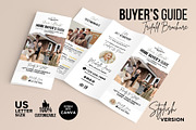 Home Buyer's Guide Trifold Brochure, a Brochure Template by CreativeVinesStore (Thumbnail 1 of 6)