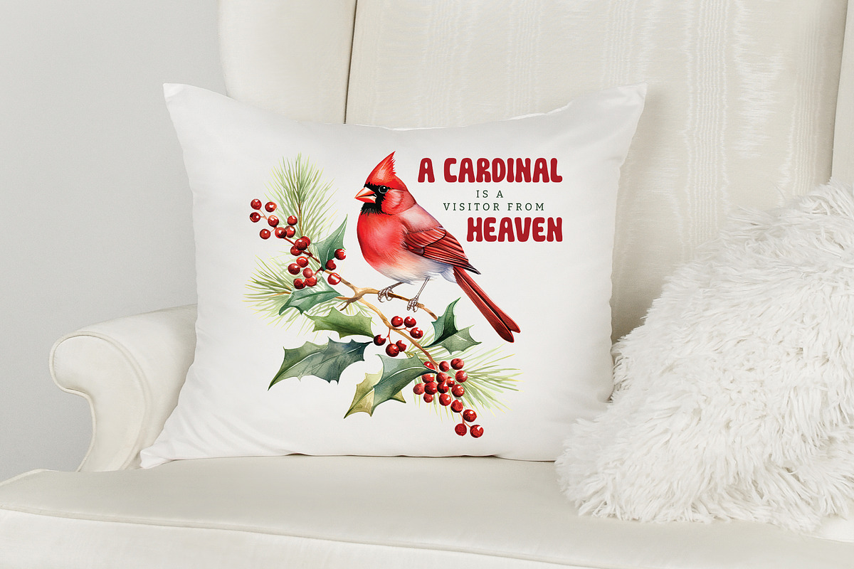 Cardinal Christmas PNG Bundle, a Graphic by CraftlabSVG (Photo 12 of 15)