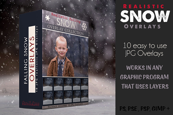 Snow Overlays - Realistic preview 4